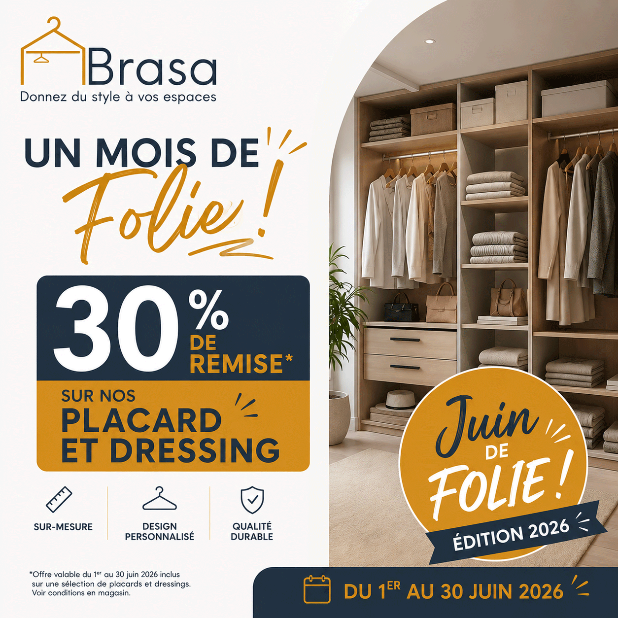 30% de remises immédiates en magasin