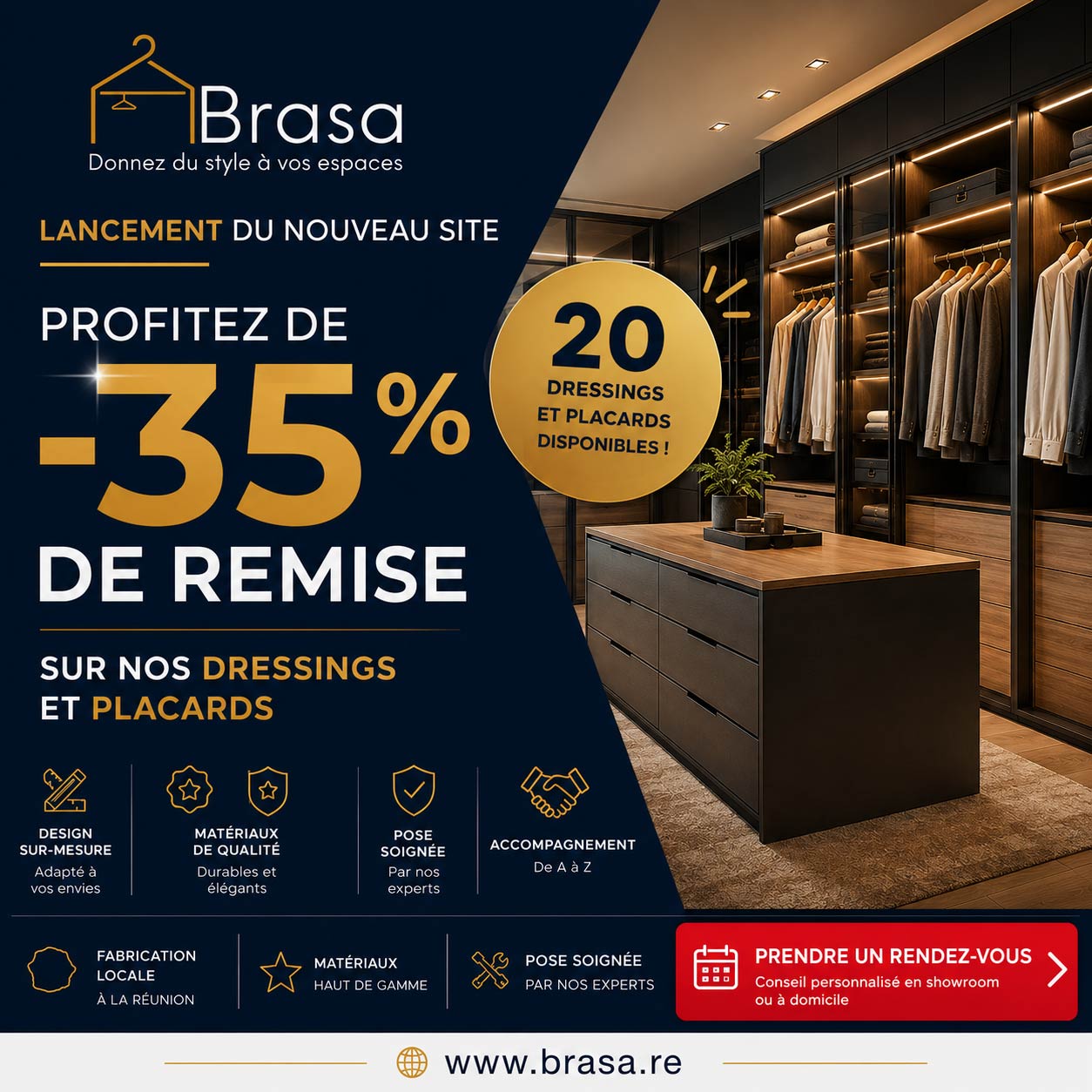 35% de remises immédiates en magasin